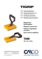Columbus McKinnon TIGRIP THM 170 Translated Operating Instructions