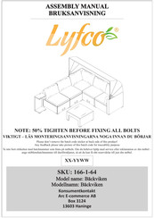 Lyfco Backviken 166-1-64 Assembly Manual