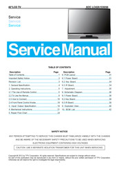 AOC LC42A1330/64 Service Manual