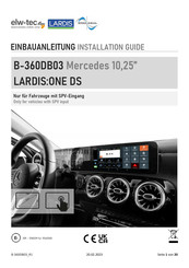 Speedsignal Elw-Tec B-360DB03 Installation Manual