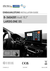 Speedsignal Elw-Tec B-360AD01 Installation Manual