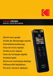 Kodak VRC550 Quick Start Manual