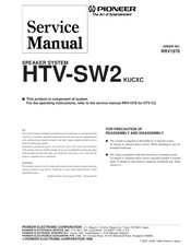 Pioneer HTV-SW2 KUCXC Service Manual