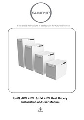 Sunamp UniQ eHW+iPV Installation And User Manual