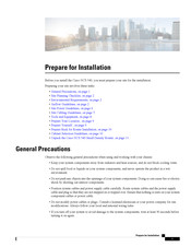 Cisco N540X-4Z14G2Q-D Prepare For Installation