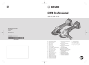 Bosch GWX 18V-10 SCL X-LOCK solo CLC Original Instructions Manual