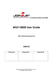 Jorjin WS2118E00 User Manual