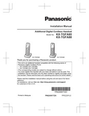Panasonic KX-TGFA85 Installation Manual