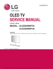 LG OLED65W9PVA Service Manual