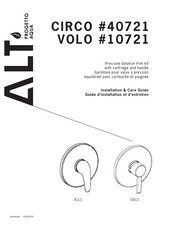 ALT CIRCO 40721 Installation & Care Manual