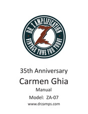 Dr. Z Amplification Carmen Ghia Manual