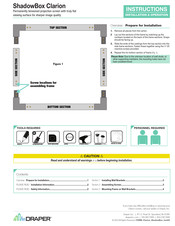 Draper ShadowBox Clarion Instructions