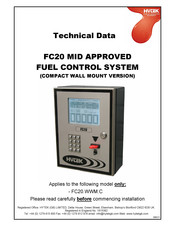 Hytek FC20 Series Technical Data Manual