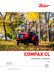 Zetor COMPAX CL Operator's Manual