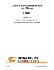 ICP DAS USA I-8092F User Manual