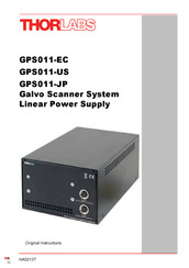 THORLABS GPS011-JP Original Instructions Manual