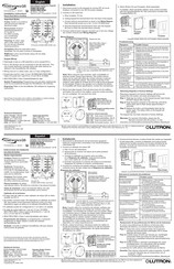 Lutron Electronics HOMEWORKS QS seeTouch HQWIS-NB-NONE Installation Instructions