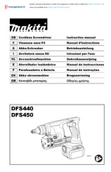 Makita DFS450Y1J Instruction Manual