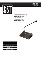 BST MIC-4012 Instruction Manual