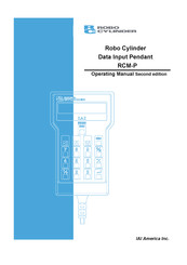 IAI ROBO CYLINDER RCM-P Operating Manual