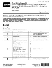 Toro 03668 Operator's Manual