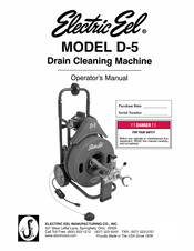 Electric Eel D-5 Operator's Manual