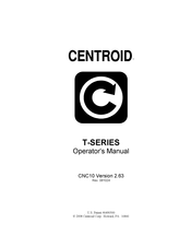Centroid T Series Operator's Manual