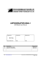 Topway LMT035DNJFWD-NNA-1 User Manual