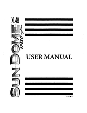 SunDome XL48 User Manual