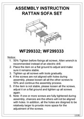EXTSUD WF299332 Assembly Instruction Manual