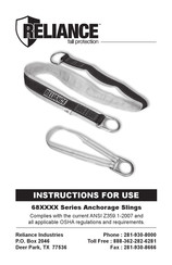 Reliance 680005 Instructions For Use Manual