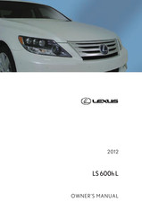 Lexus 2012 LS 600h L Owner's Manual