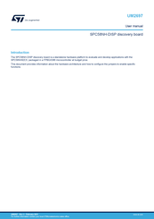 ST SPC58NH-DISP User Manual