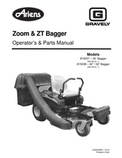 Ariens 815038 Operator's & Parts Manual