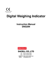 dacell DN520N Instruction Manual