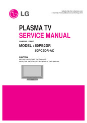 LG 50PB2DR Series Service Manual