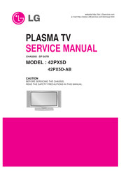 LG 42PX5D Service Manual