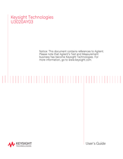 Keysight Technologies U3020AY03 User Manual