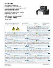 Siemens 3VA9 4 0KD00 Series Operating Instructions Manual