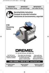 Dremel 6700 Operating/Safety Instructions Manual