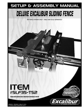General International Excalibur SLF35-T52 Setup & Assembly Manual