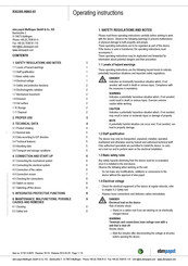 ebm-papst R3G355-RB03-03 Operating Instructions Manual