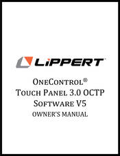 Lippert Components OneControl Touch Panel 3.0 OCTP Owner's Manual