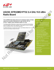 Silicon Laboratories EFR32MG1P732 Manual