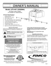 Fimco 5302864 Owner's Manual