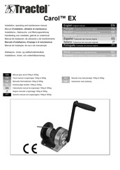 Tractel Carol EX 150 Installation, Operating And Maintenance Manual