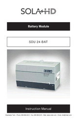 Sola HD SDU 24-BAT Instruction Manual