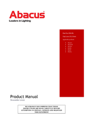 ABACUS HL250 Product Manual
