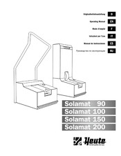 HEUTE Solamat 150 Operating Manual