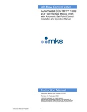 MKS Automated SENTRY 1000 Installation And Operation Manual